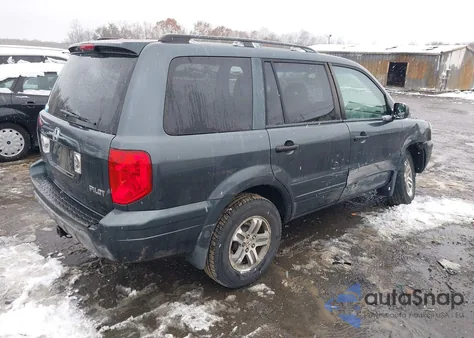 2005 Honda Pilot Ex-L from USA, damaged, VIN 5FNYF18555B059285